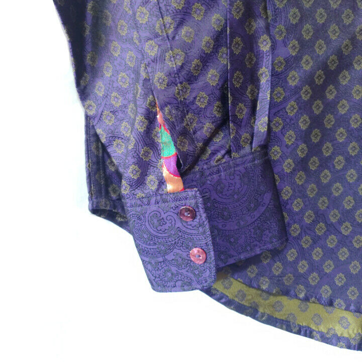 Robert Graham - Colorful Long Sleeve - Men's Medium Button Down Classic Fit