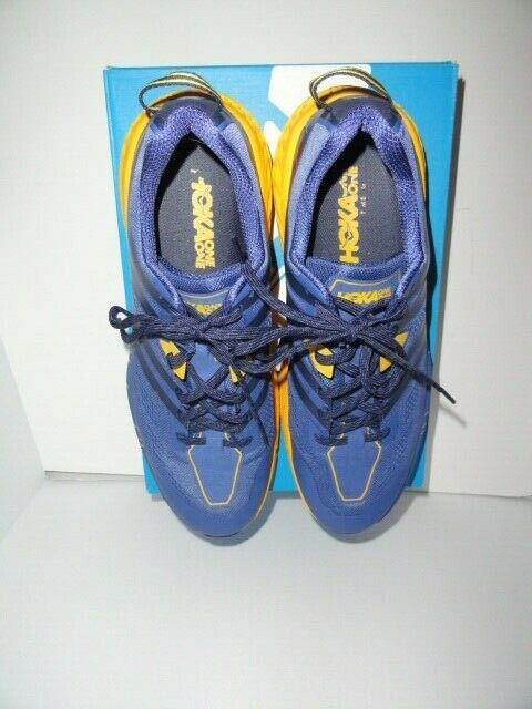 Hoka One Speedcoat 3 Blue & Gold size 13 M