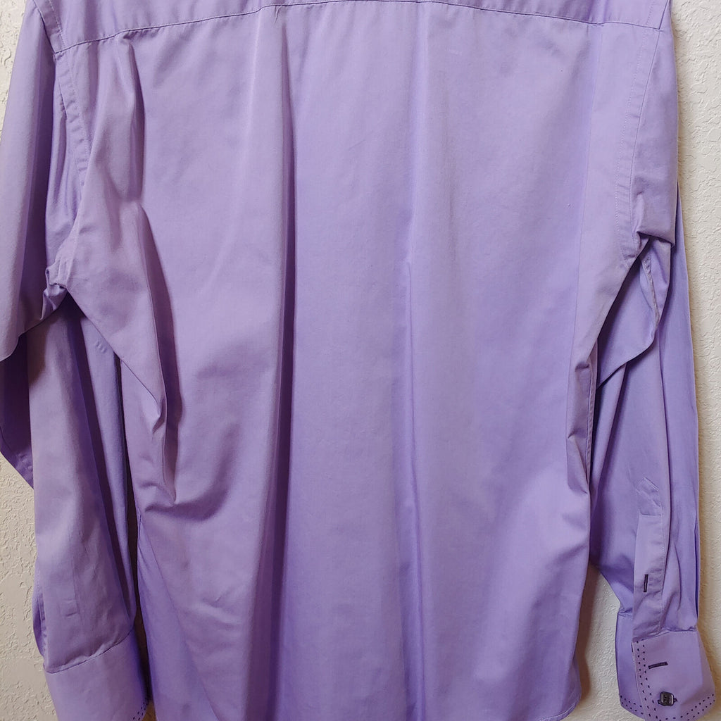 Bertigo | Men's Purple Long sleeve Button down Casual Shirt