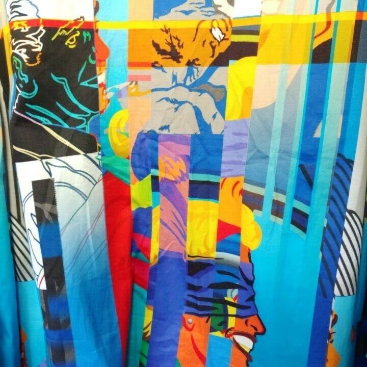 Robert Graham Colorful Long Sleeve Button-Down Shirt - Men's Medium