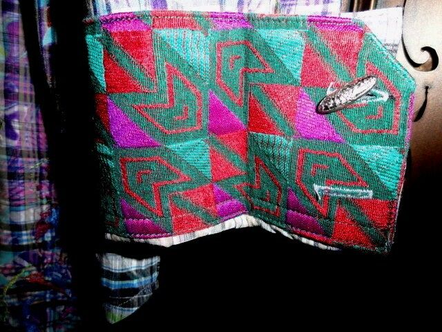 Robert Graham Patchwork Madras Plaid Print Shirt — Medium