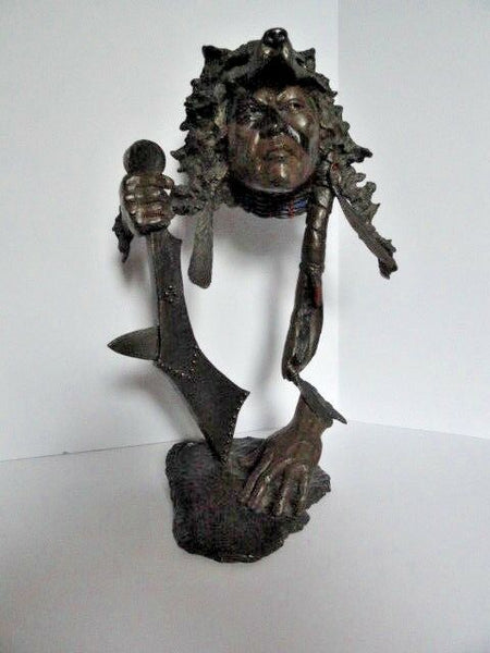 Mark Hopkins Bronze Sculpture Limited Edition " I Have Seen Tomorrow "