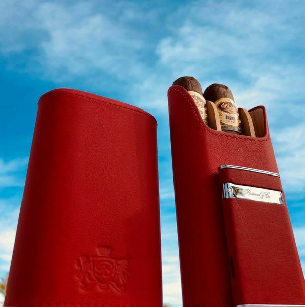 Brizard and Co. - The "Sottile" Lighter - Sunrise Red