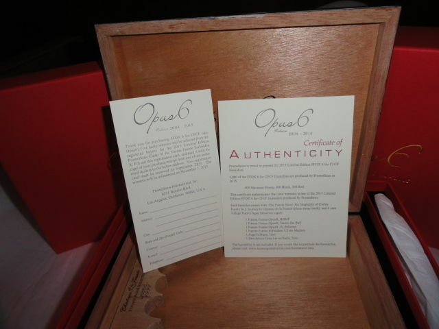 Fuente Opus X Forbidden  Wooden Travel Humidor