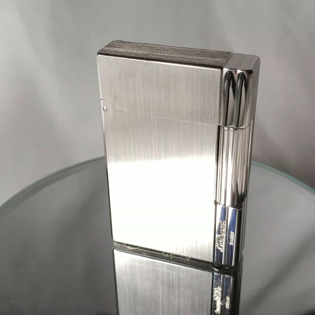 ST DUPONT GATSBY BRUSHED PALLADIUM  LIGHTER