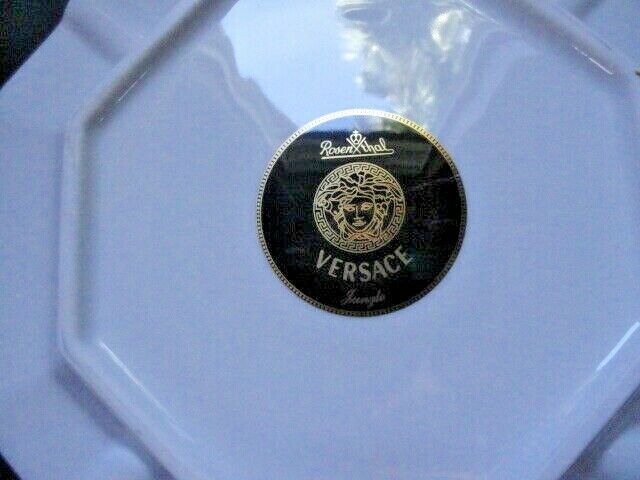Versace by Rosenthal Jungle Large Porcelain Ashtray 9 inch