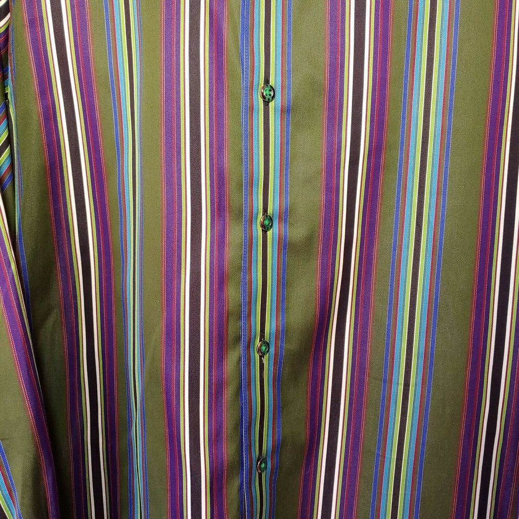 Robert Graham - Colorful Long Sleeve - Men's Medium Button Down Classic Fit
