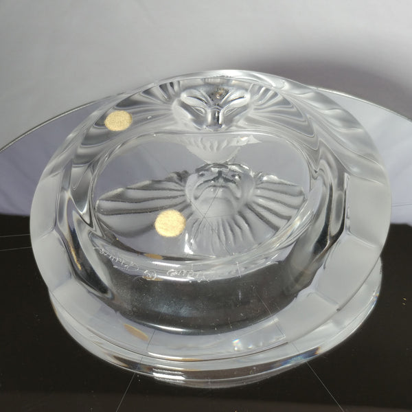 Lalique | Crystal "Tete De Lion" Ashtray
