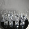 Faberge Clear Crystal Shot Glasses