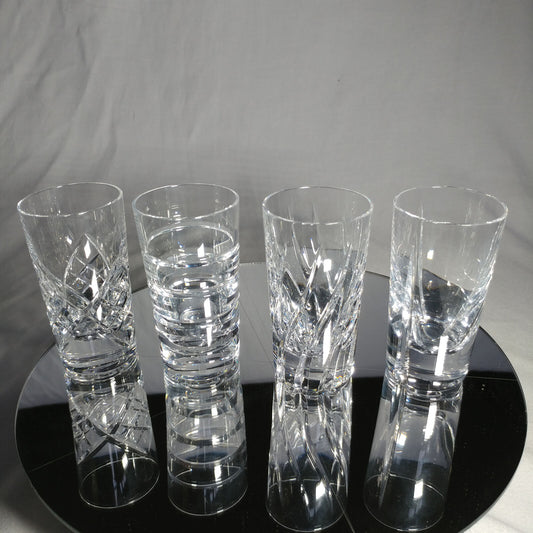 Faberge Clear Crystal Shot Glasses