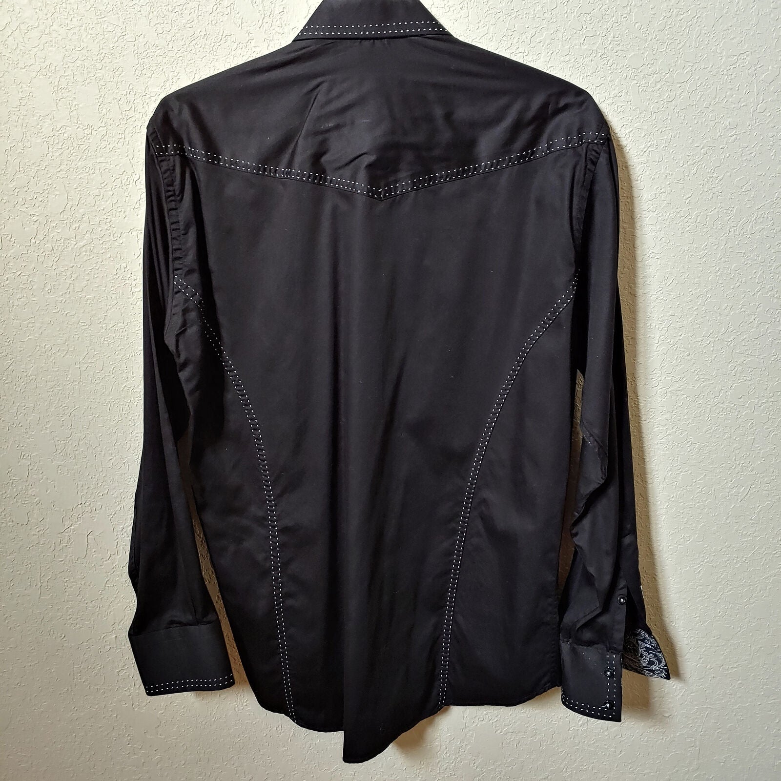 Envy Couture | Slim Fit | Black Longsleeve Buttondown Casual Shirt