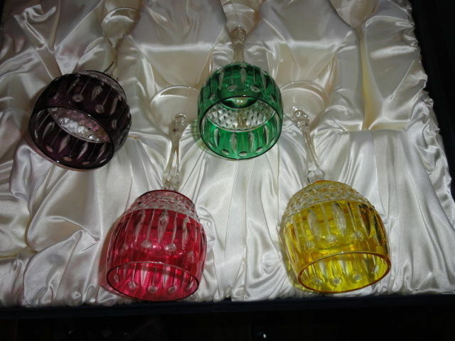Faberge Xenia Goblet  Glasses set of 4