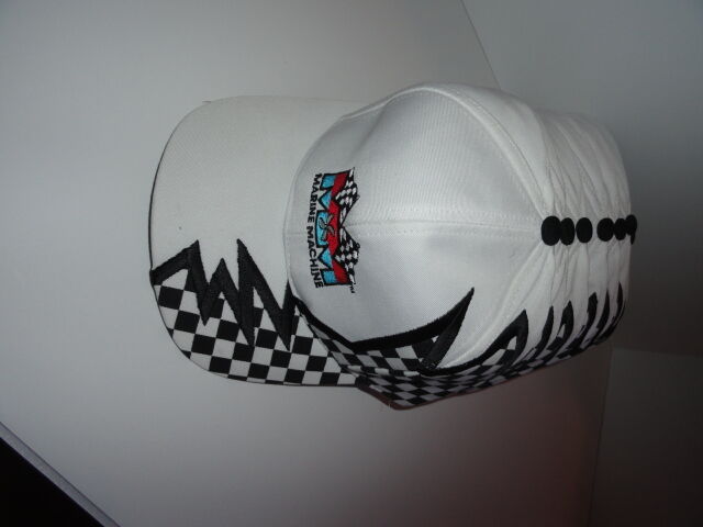 Marine Machine checkered flag baseball cap