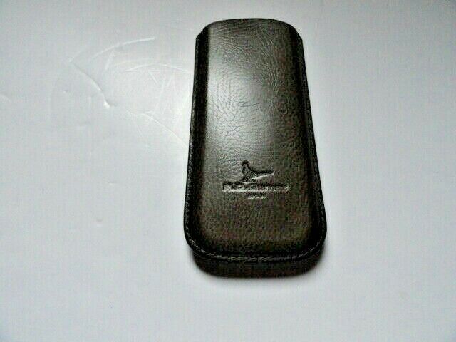 Pheasant Leather Eye Glass Case 3"wide