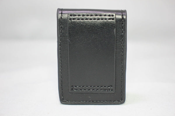 Elie Bleu Black Leather Case | Fits J-14 Covered Jet Lighters | EBPOUCH07