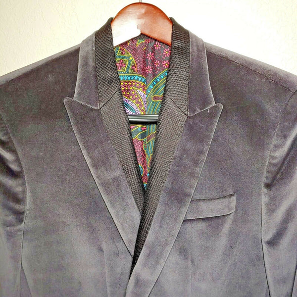 Robert Graham - Classic Fit Sport Coat Suede Jacket - Black