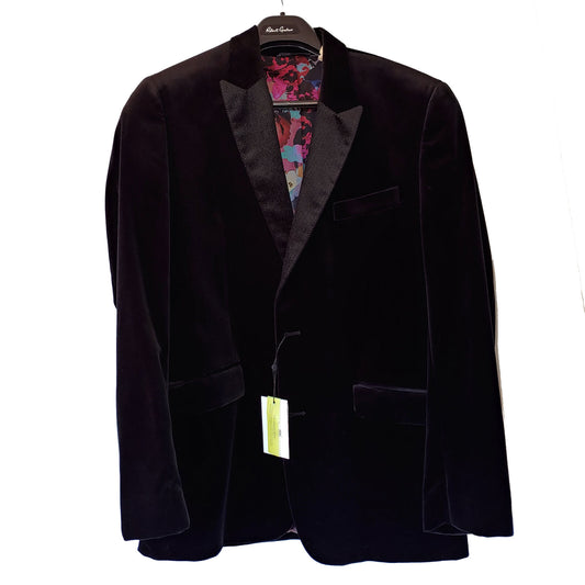 Robert Graham - SOLID VELVET SPORTS COAT - BLACK