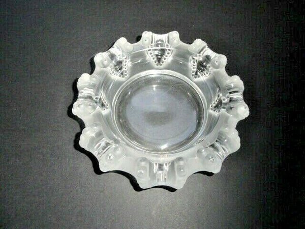 Lalique Cannes crystal ashtray
