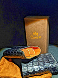 Brizard and Co Black Caiman Genuine Carrying Case