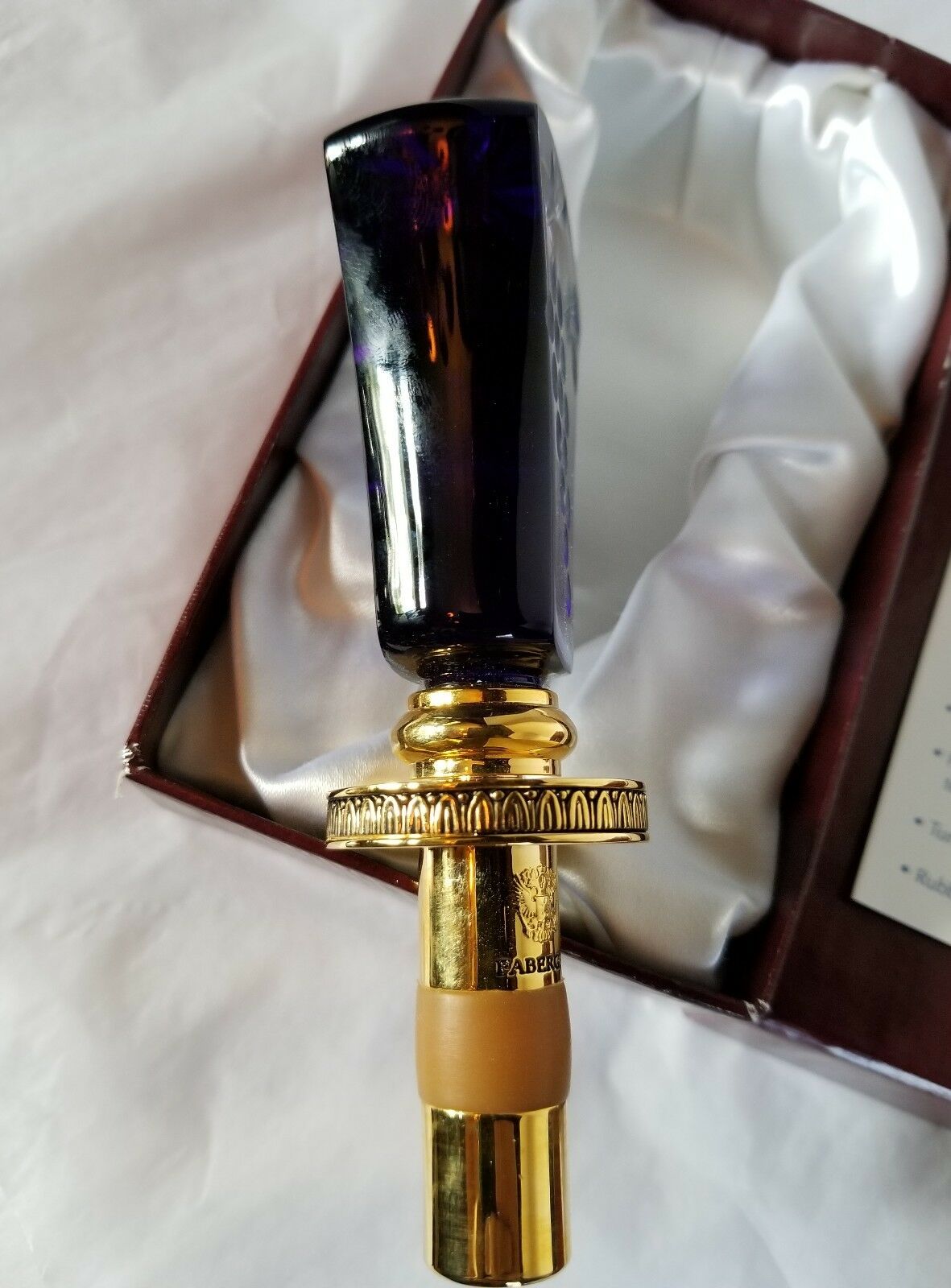 Fabergé Crystal Bottle Stopper