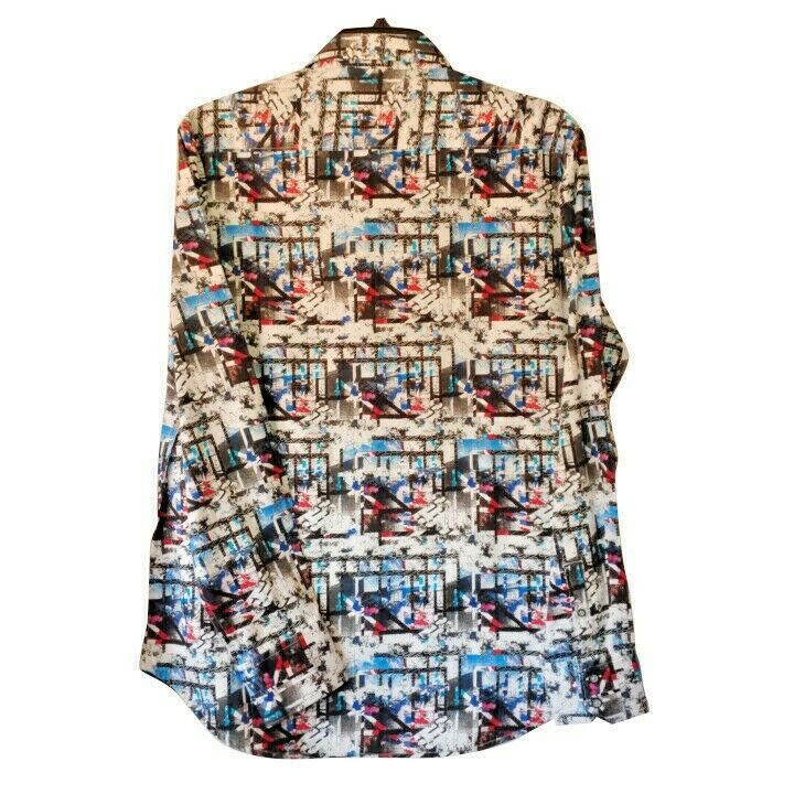 Robert Graham - Colorful Long Sleeve - Men's Medium Button Down Classic Fit