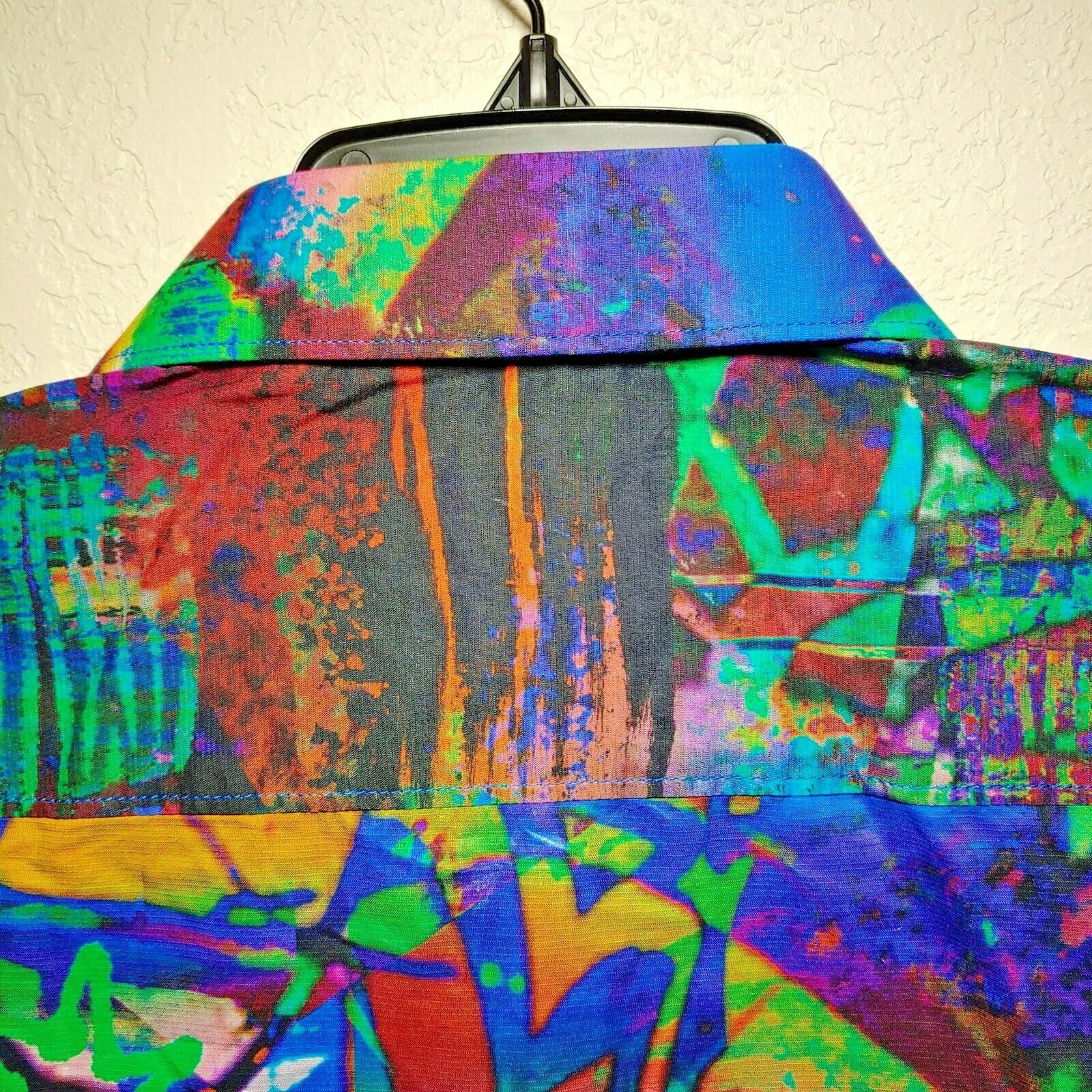 Robert Graham - Colorful Long Sleeve - Men's Medium Button Down Classic Fit