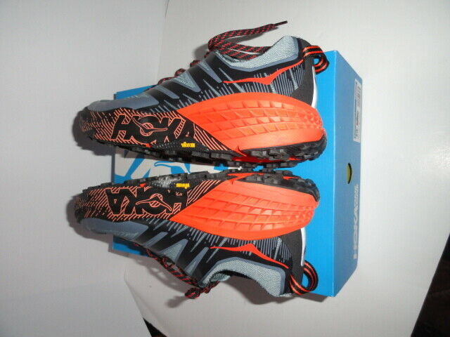 Hoka One Speedcoat 3 Grey and Orange  size 13 M