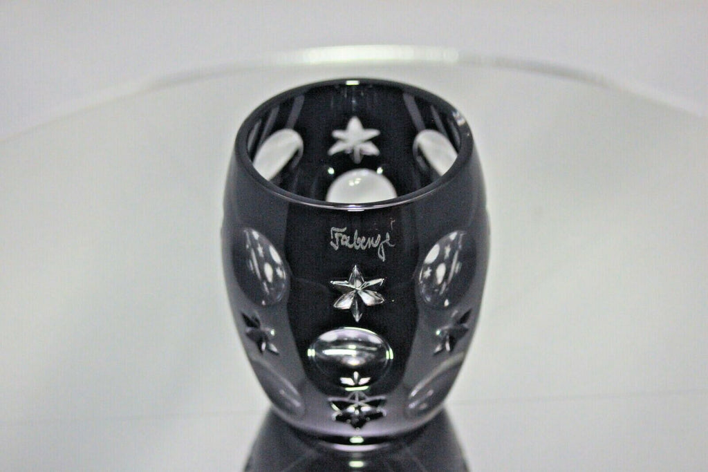 Faberge Galaxy Black Crystal Shot Glass