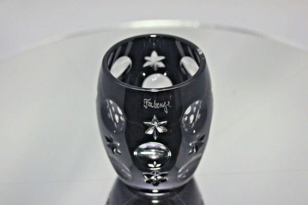Faberge Galaxy Black Crystal Shot Glass