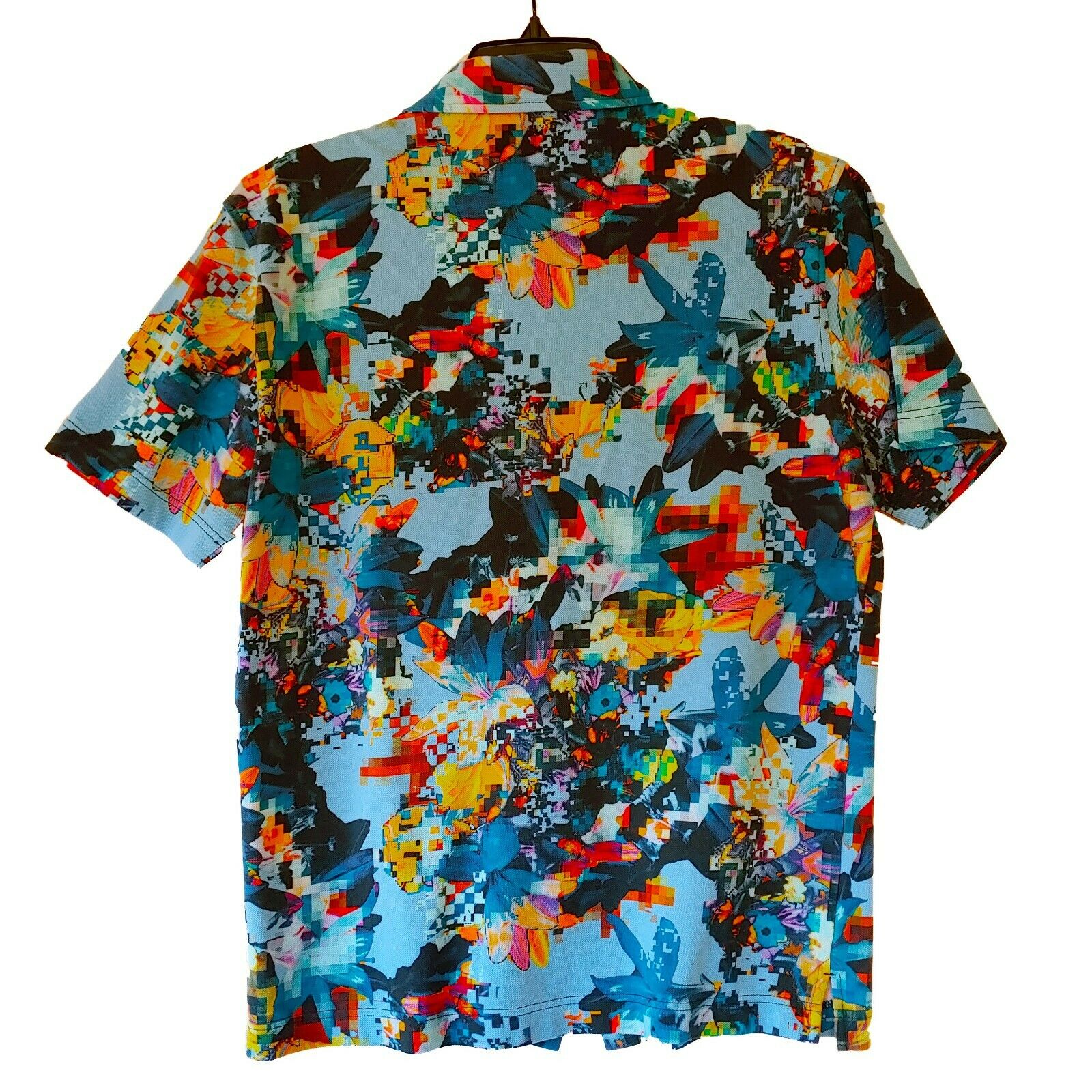 Robert Graham Short Sleeve Printed Sport Shirt Classic Fit - Medium