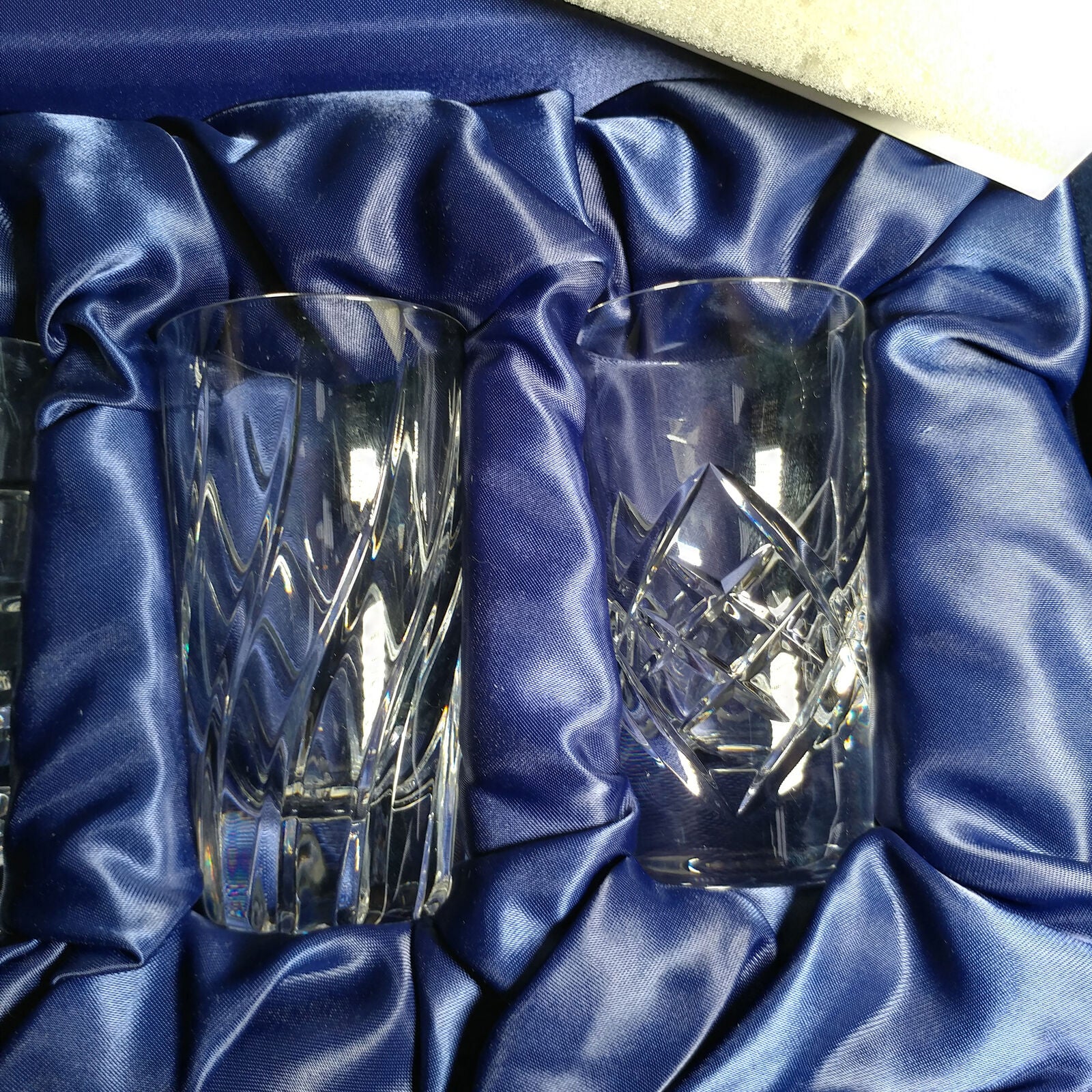 Faberge Clear Crystal Shot Glasses