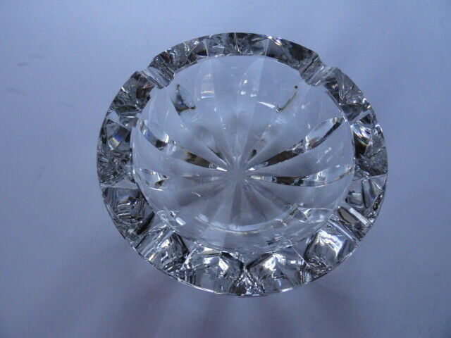 Saint Louis Clear Ashtray 7" diameter
