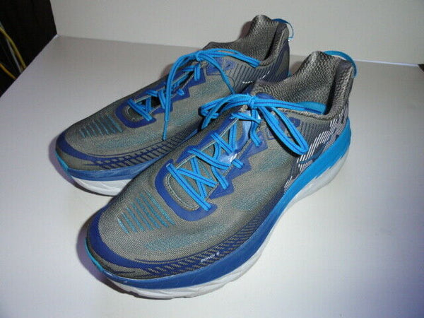 HOKA ONE ONE Bondi 5 Men's Athletic Shoes  Grey / Blue 13" M Size