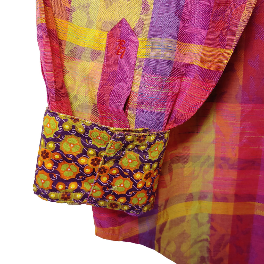 Robert Graham - Colorful Long Sleeve - Men's Medium Button Down Classic Fit
