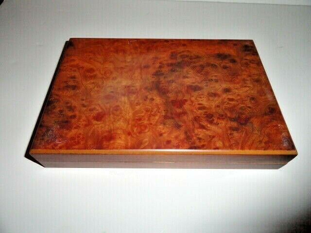 Mastro de Paja Burl Wood storage box # 4