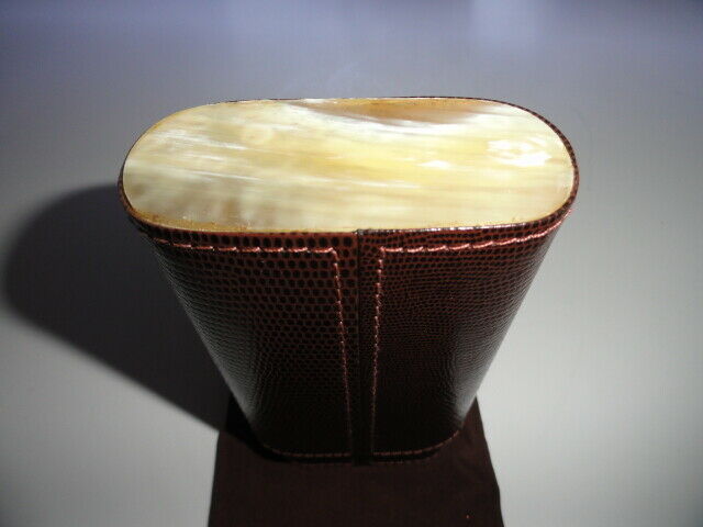 Andre Garcia Dark Brown Horizontal leather  case