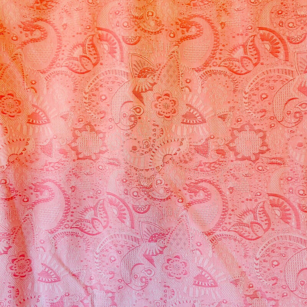Robert Graham Short Sleeve Pink Floral Printed Sport Shirt Classic Fit - Medium