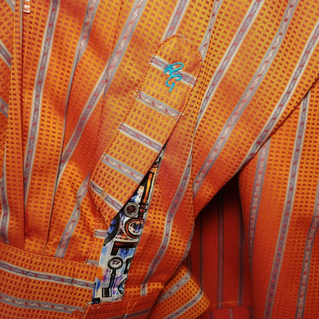 Robert Graham - Colorful Long Sleeve - Men's Medium Button Down Classic Fit
