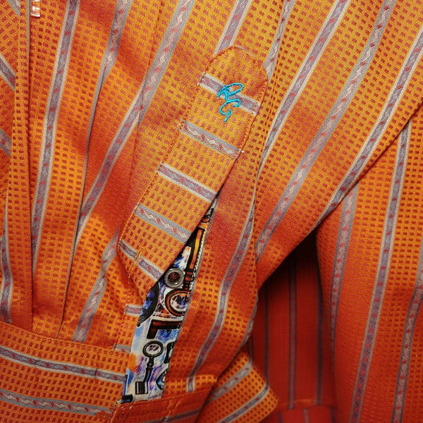 Robert Graham - Colorful Long Sleeve - Men's Medium Button Down Classic Fit