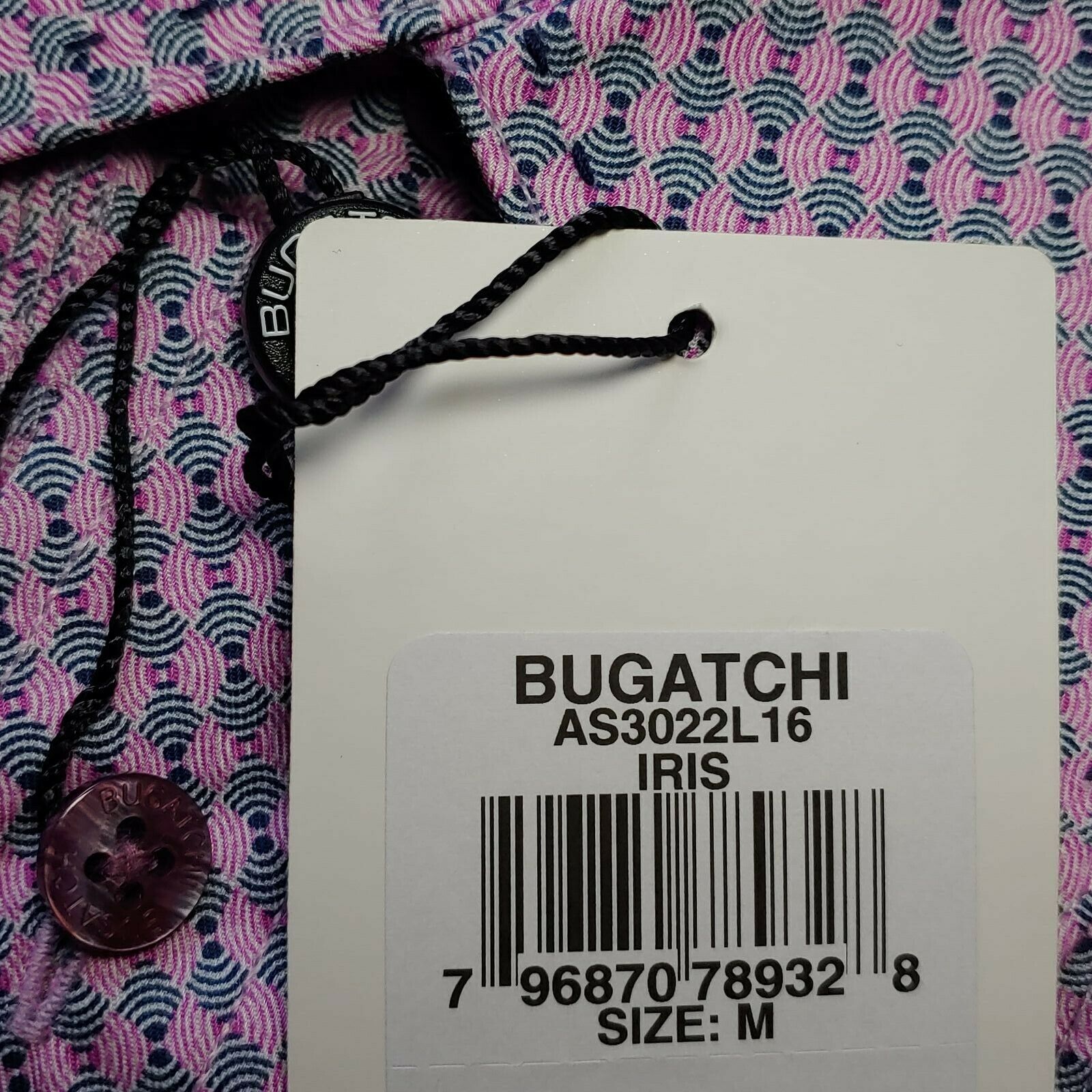 Bugatchi | Multicolor | Men's Medium | Style: AS3022L16