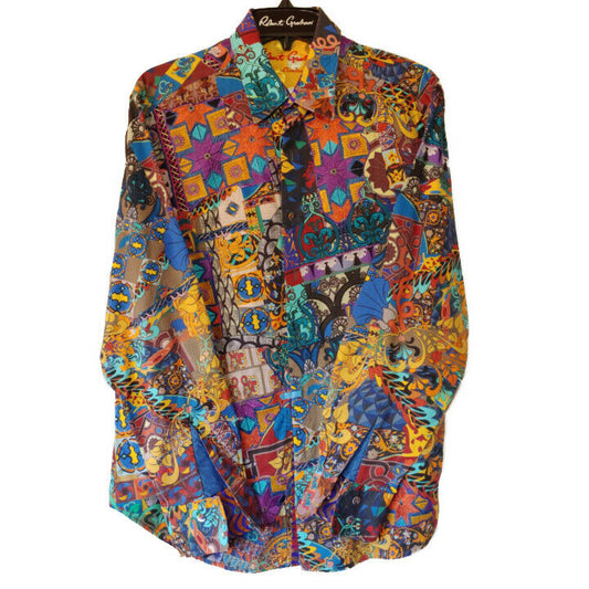 Robert Graham - Colorful Long Sleeve - Men's XXXL Button Down Classic Fit