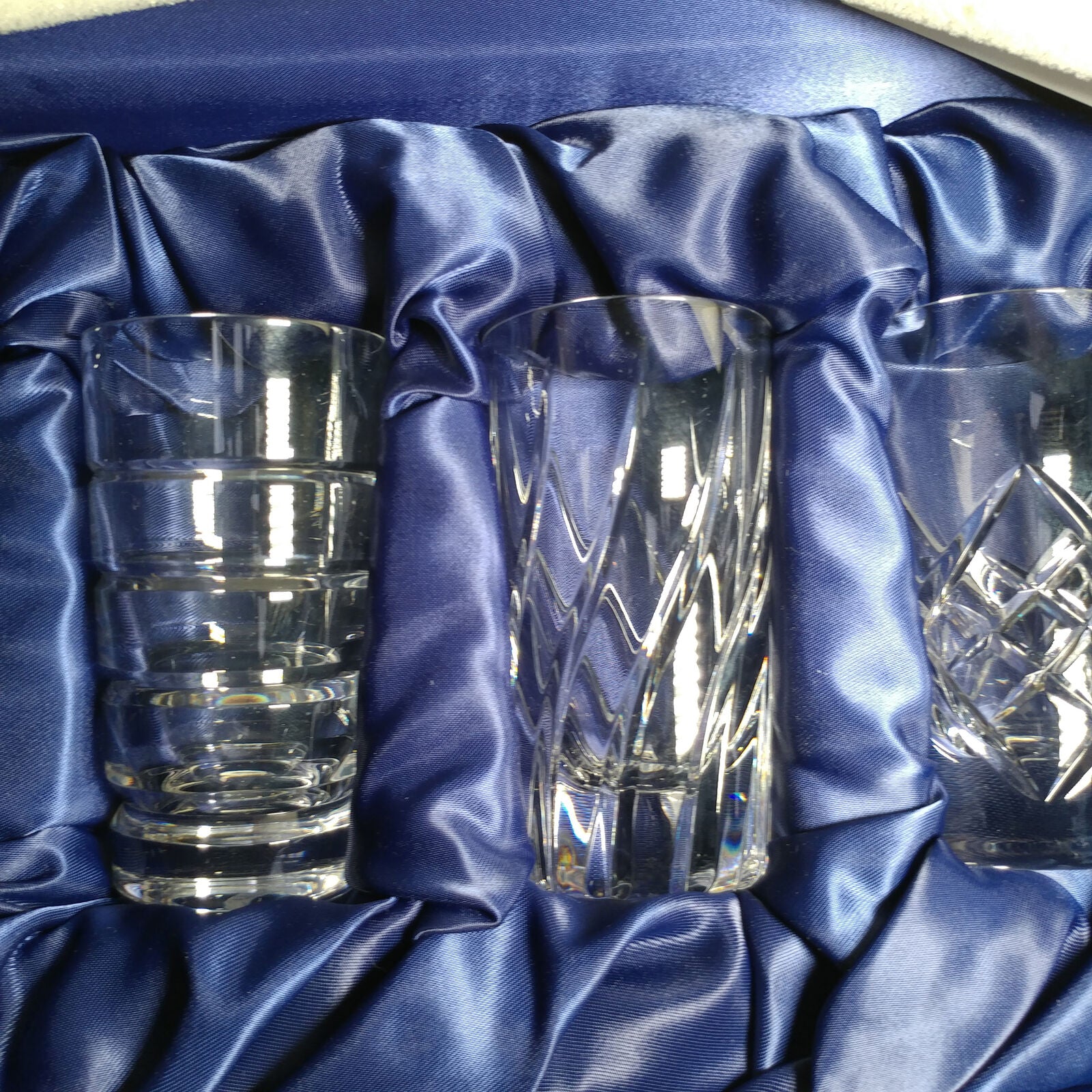 Faberge Clear Crystal Shot Glasses