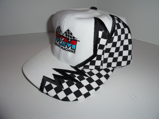 Marine Machine checkered flag baseball cap