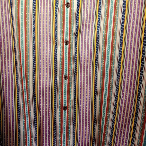 Robert Graham - Colorful Long Sleeve - Men's Medium Button Down Classic Fit