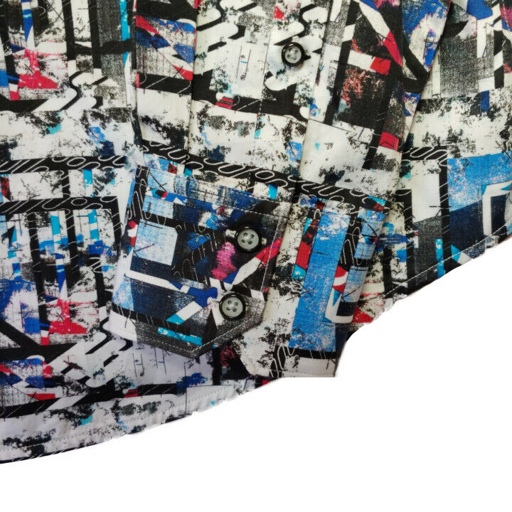 Robert Graham - Colorful Long Sleeve - Men's Medium Button Down Classic Fit