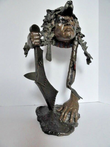 Mark Hopkins Bronze Sculpture Limited Edition " I Have Seen Tomorrow "