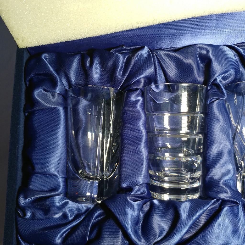 Faberge Clear Crystal Shot Glasses