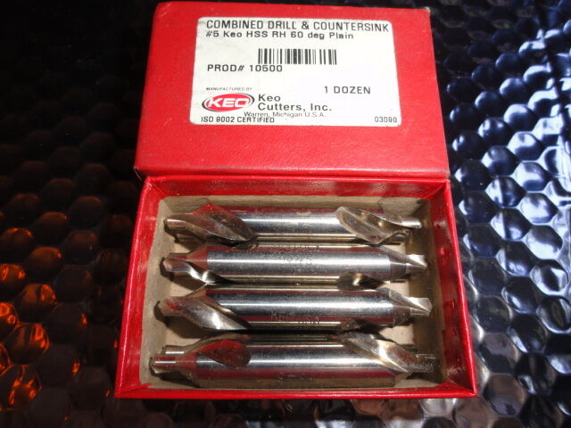 10500 combined drill & countersunk box of 8