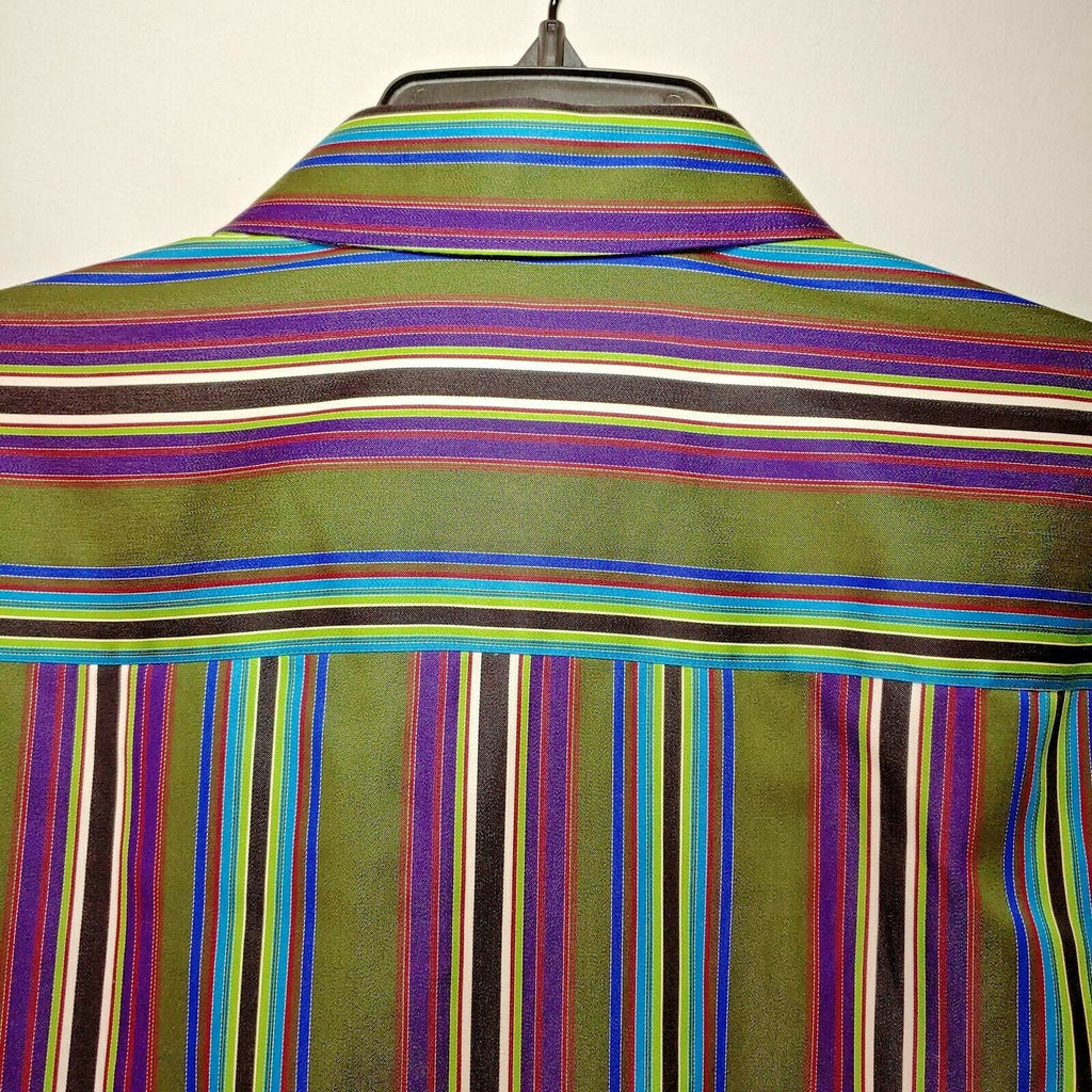 Robert Graham - Colorful Long Sleeve - Men's Medium Button Down Classic Fit