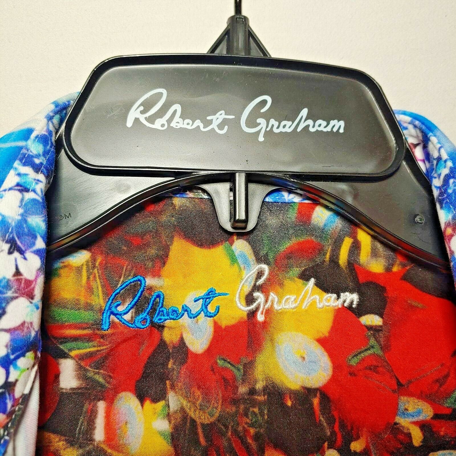 Robert Graham - Colorful Long Sleeve - Men's Medium Button Down Classic Fit